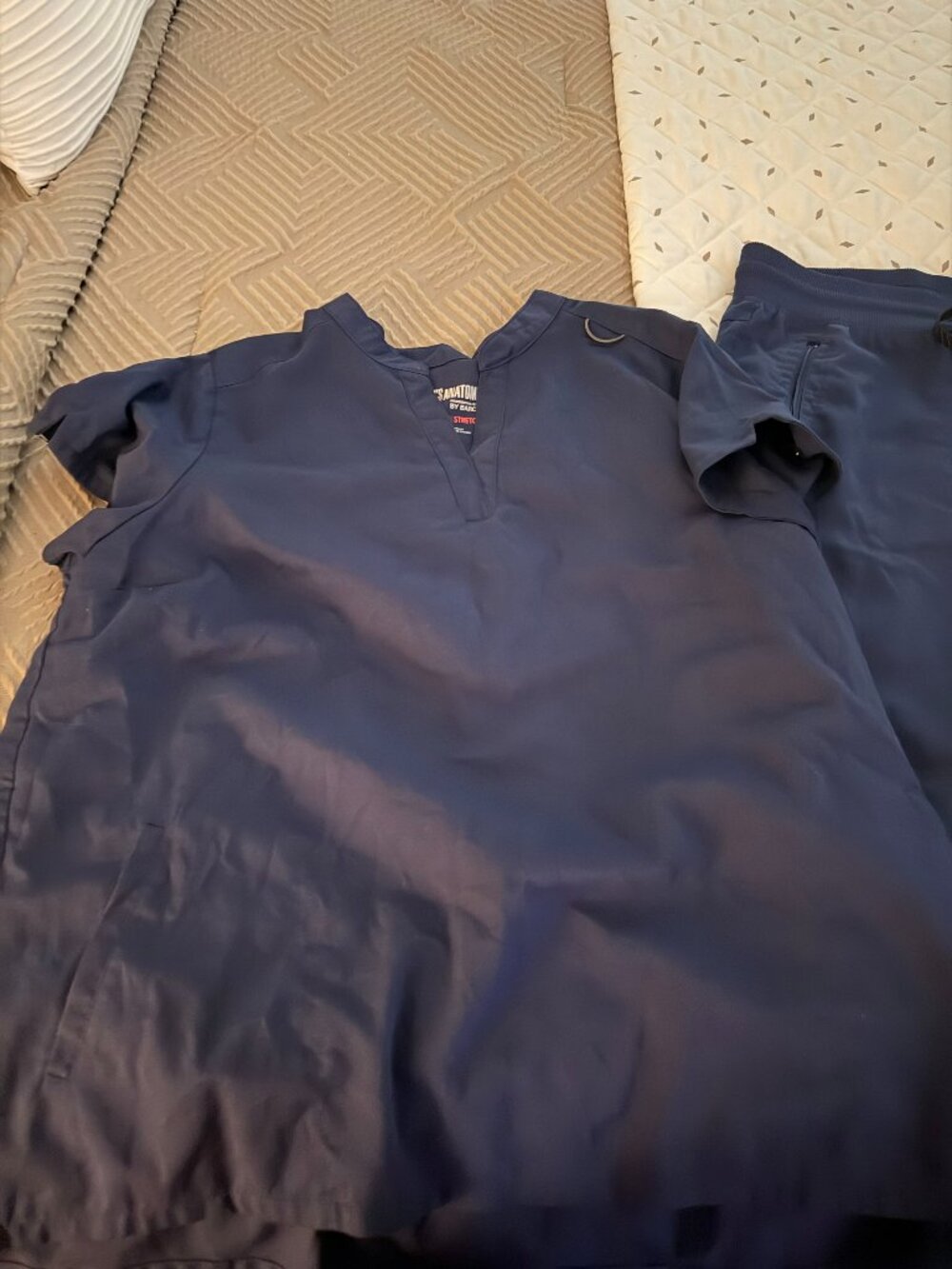 Grey's Anatomy Scrub Set (Navy, L)
